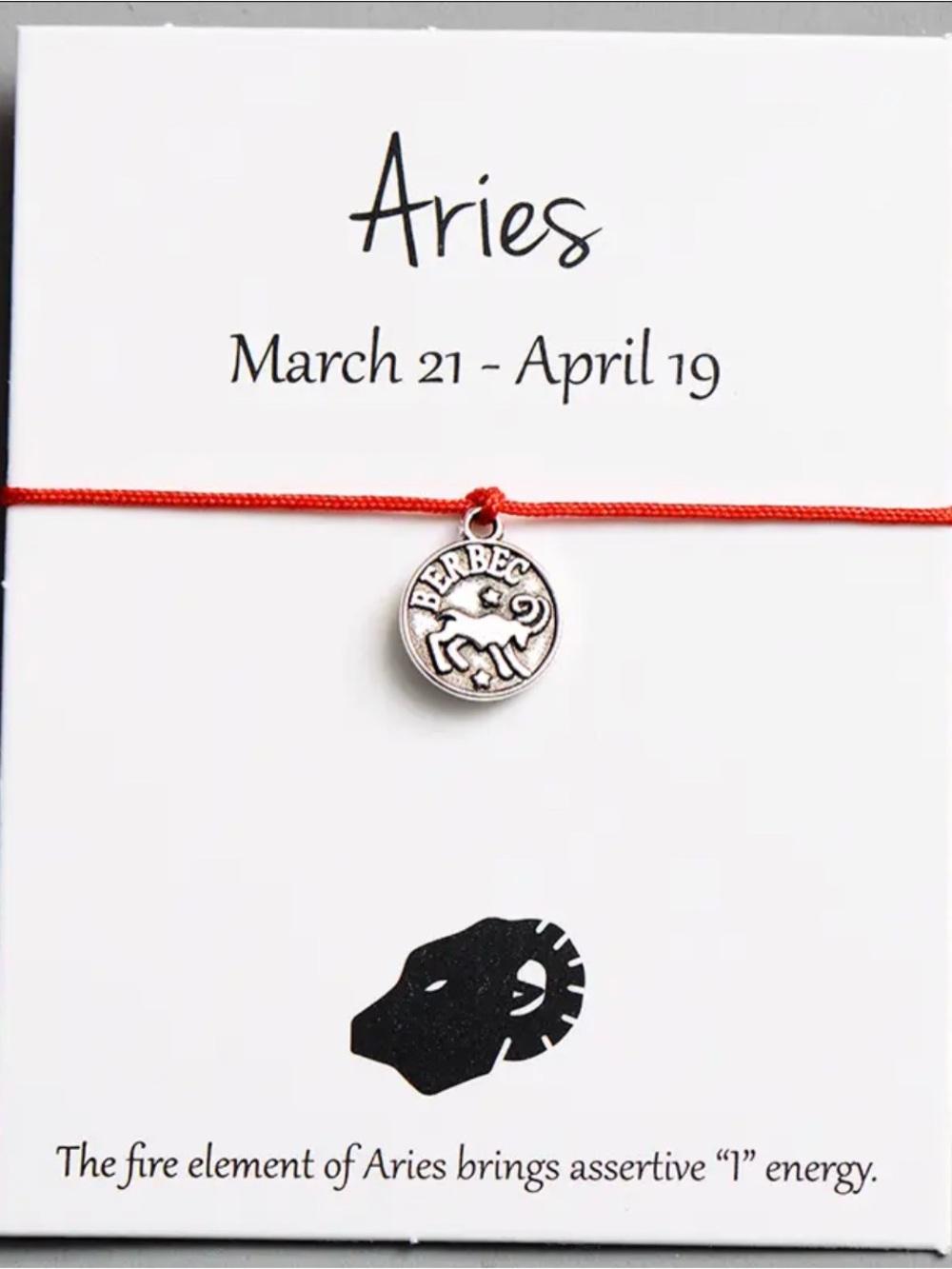 Aries Astrology Zodiac Sign Constellations Wish Bracelet Birthday Jewelry